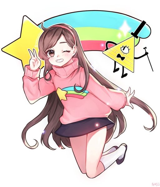 Гравити Фолз Мейбл аниме