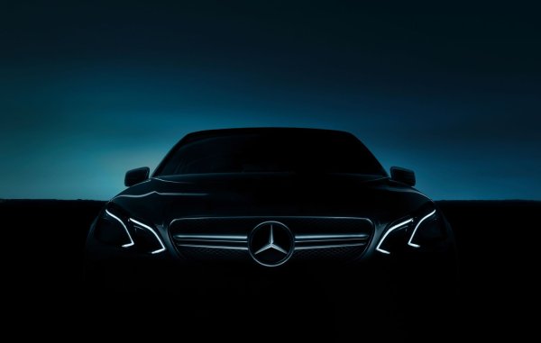 Черный Мерседес арт