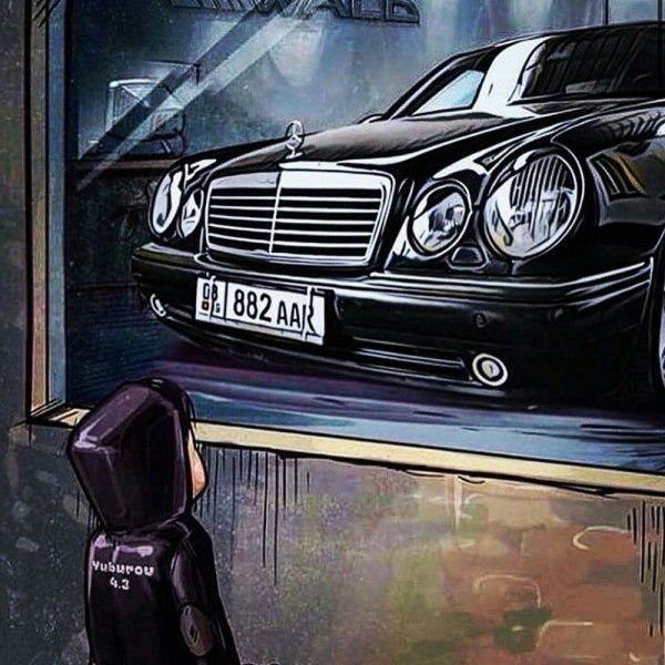 Арт машина за витриной