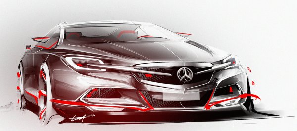 Концепт арт Mercedes