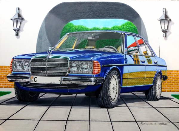Мерседес 123 арт