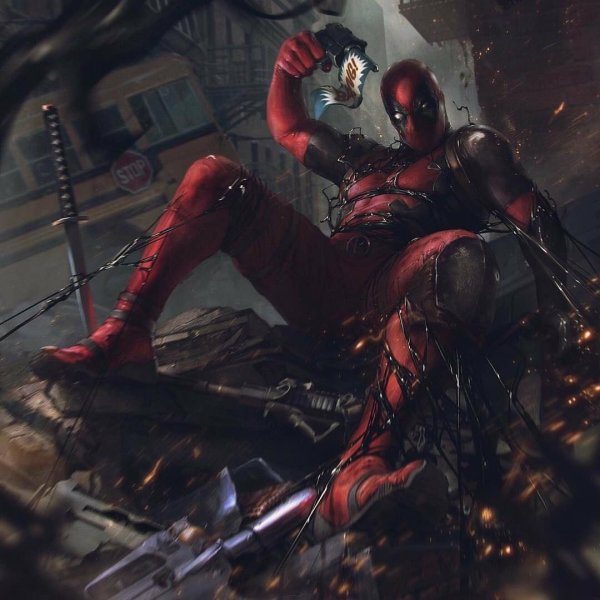 Дэдпул Марвел арт