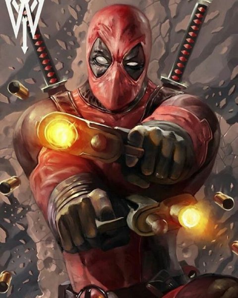 Милый Дэдпул арт