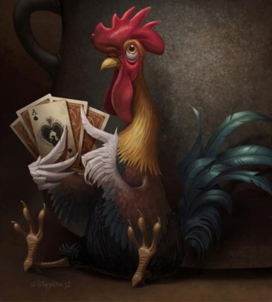 Петух арт