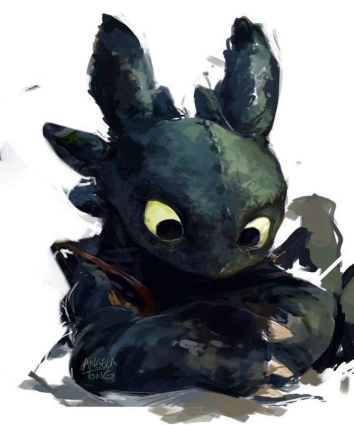 Стич и ночная фурия