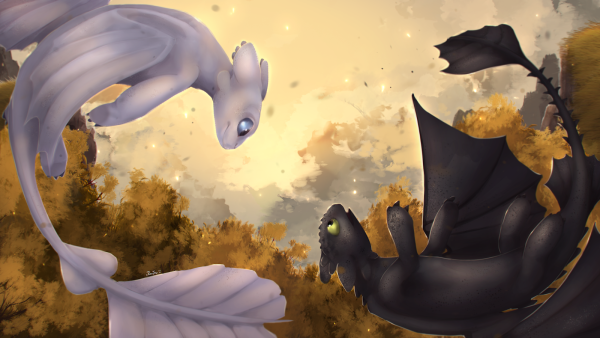 Дракон ночная и дневная фурия