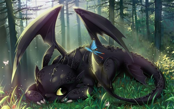 Toothless Dragon самка