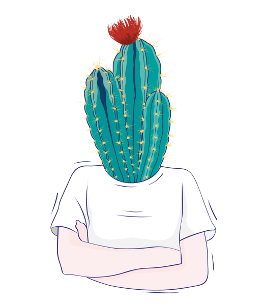 Лёгкий арт про Кактус