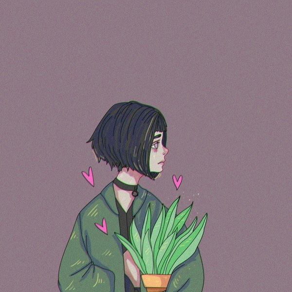 Девушка Кактус арт