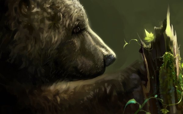 Медведь арт