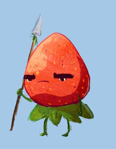 Клубника арт