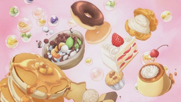 Еда из аниме сладости
