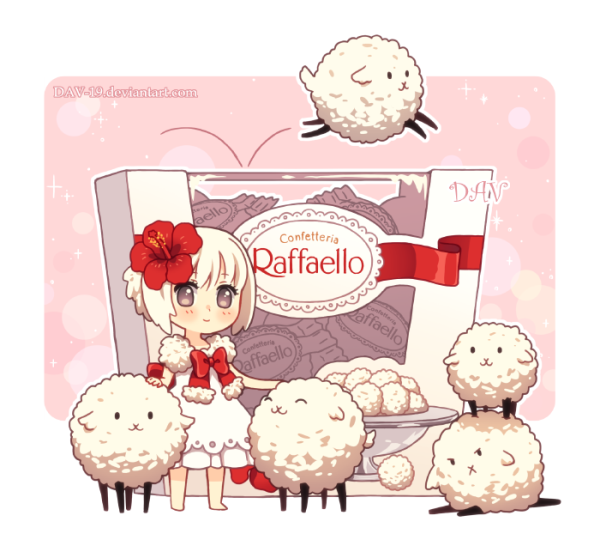 Хуманизация еды аниме Чиби