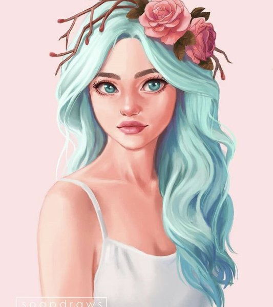 Милые цветные девушки