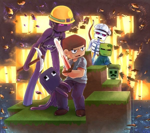 Красивые арты по майнкрафту