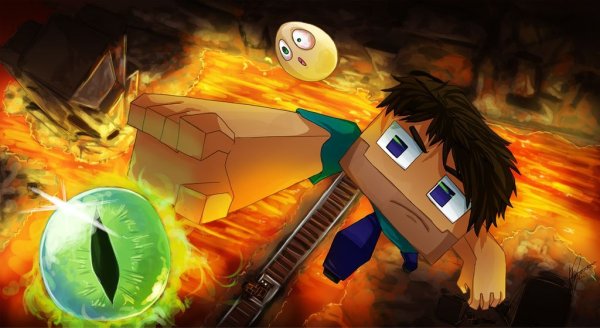 Арты по майнкрафту