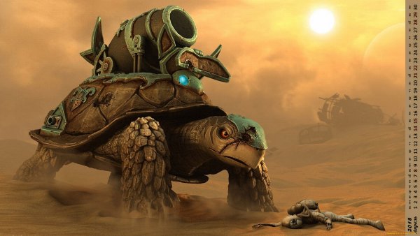 Черепаха арт