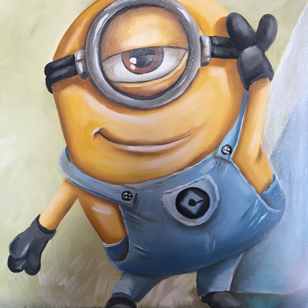 Миньоны гуашью