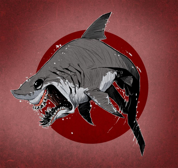 Акула арт