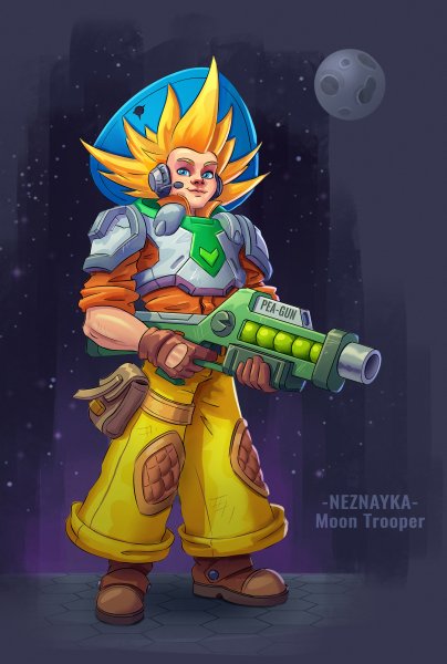 Незнайка на Луне арт