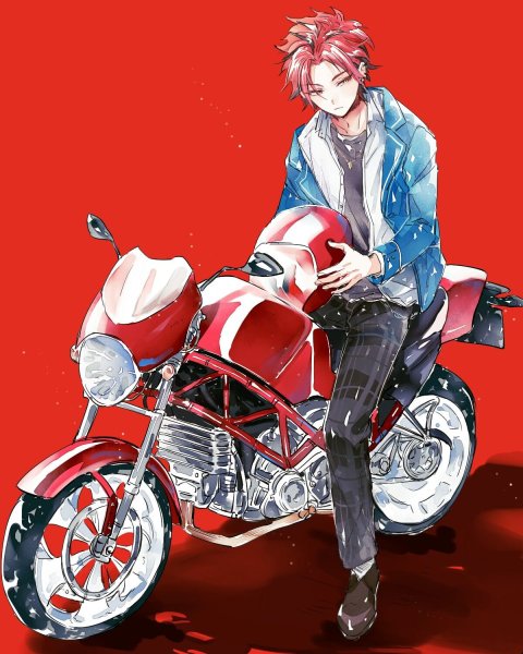 Манджиро Сано на байке арт