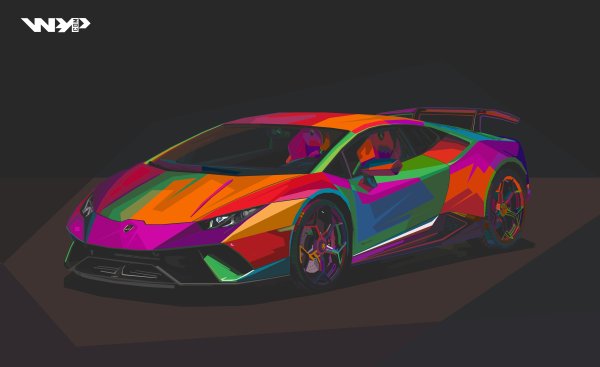 Ламборгини Хуракан арт