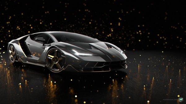 Lamborghini Centenario Gold