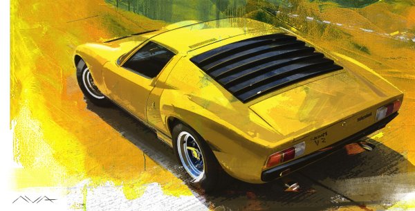 Ламборгини Миура арт