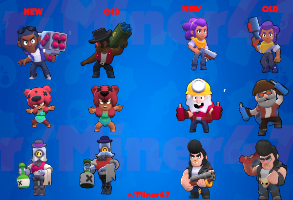 Бойцы из Brawl Stars