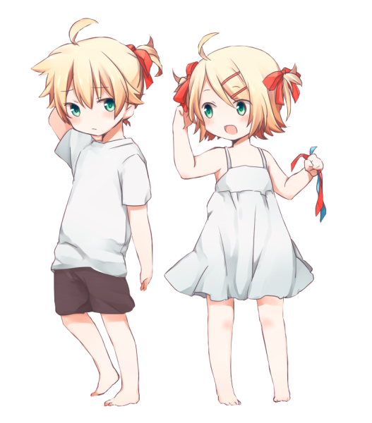 Аниме малыши Близнецы