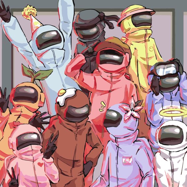 Амонг us космонавт