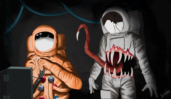 Страшный импостер амонг АС