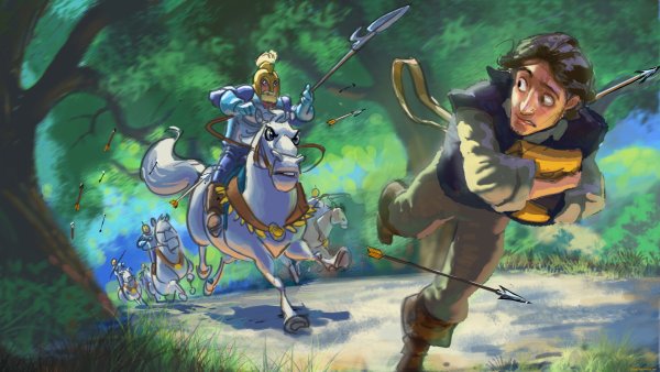 Концепт персонажа мультфильма