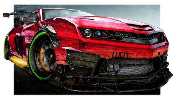 Граффити Шевроле Камаро