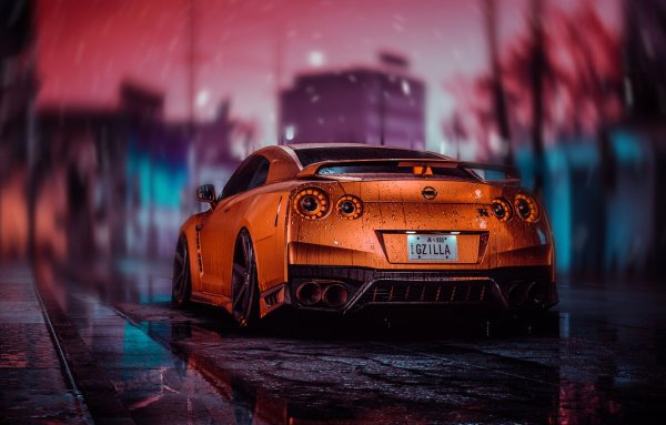 Nissan GTR 4к