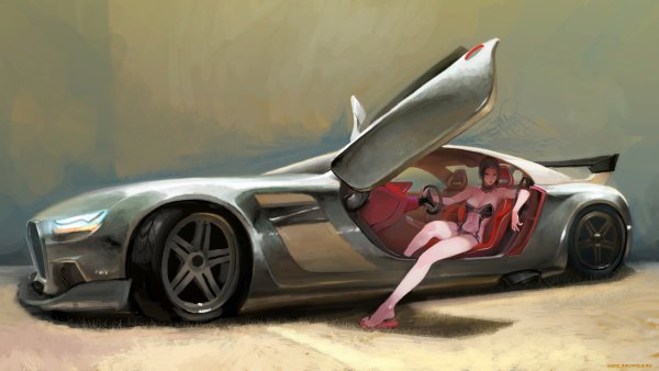 Спорткар арт