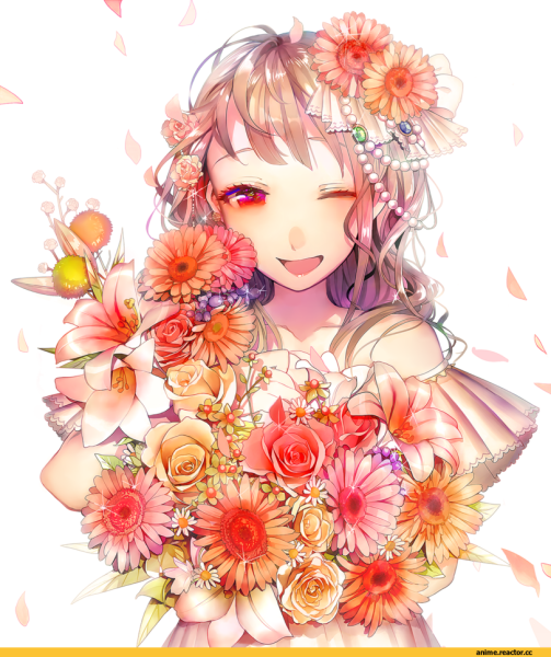 Аниме цветы