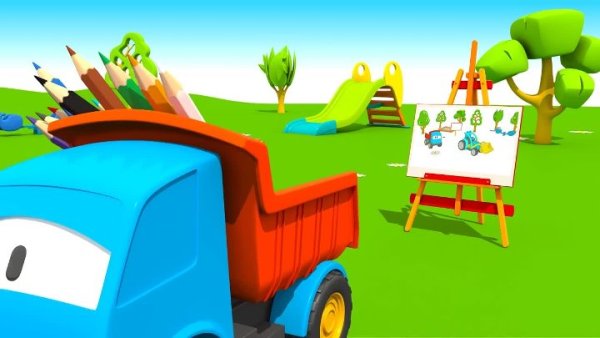 Грузовичок Лева трактор