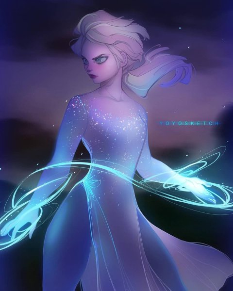 Принцесса Эльза аниме