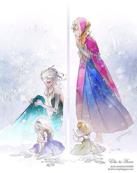Холодная сердца Эльза арт