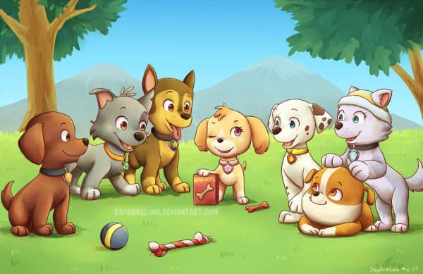 Скай Щенячий патруль аниме
