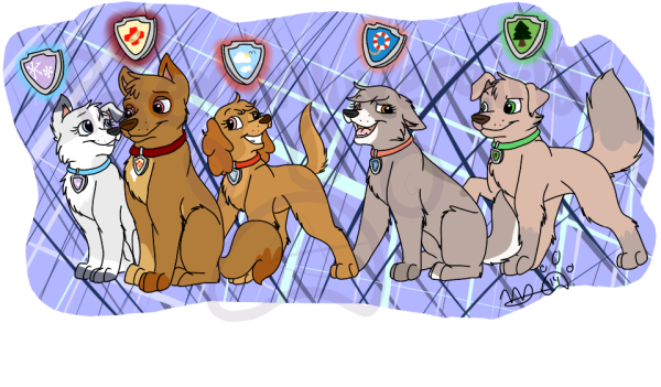 Щенячий патруль Зума и Рокки любовь