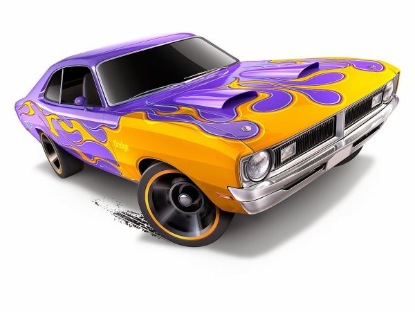 Машинки хот Вилс на белом фоне