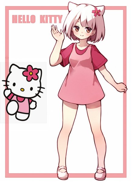 Хэллоу Китти хуманизация