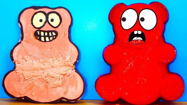 Познаватель и ЖЕЛЕЙНЫЙ медведь Валера