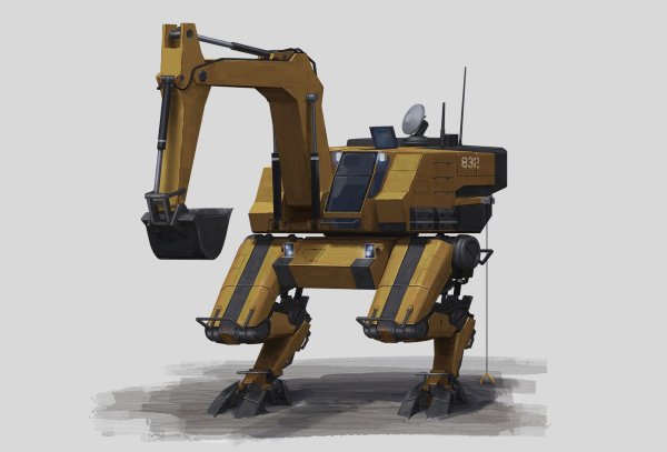 Роботизированный экскаватор