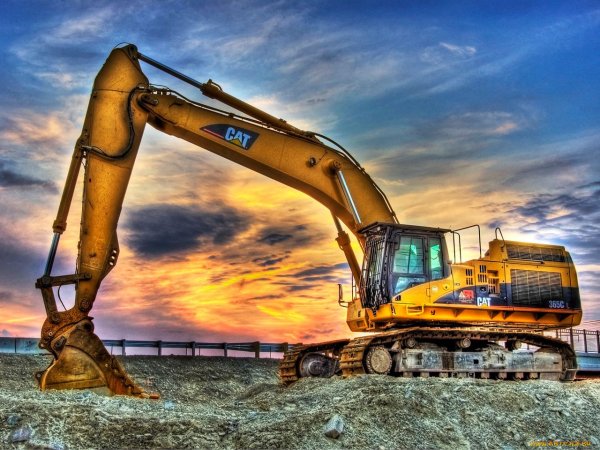 Весна экскаватор