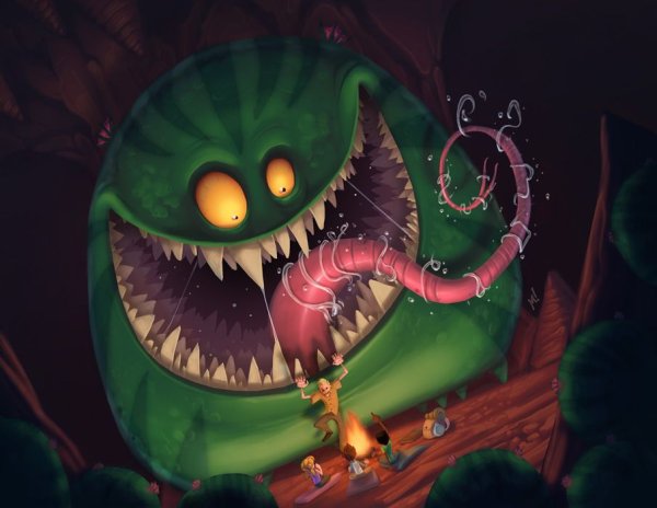 Милый монстр арт