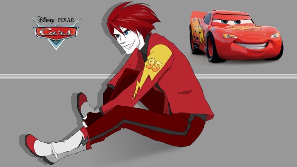 Молния Маккуин аниме