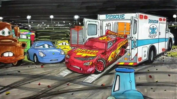 Док Хадсон и молния Маккуин